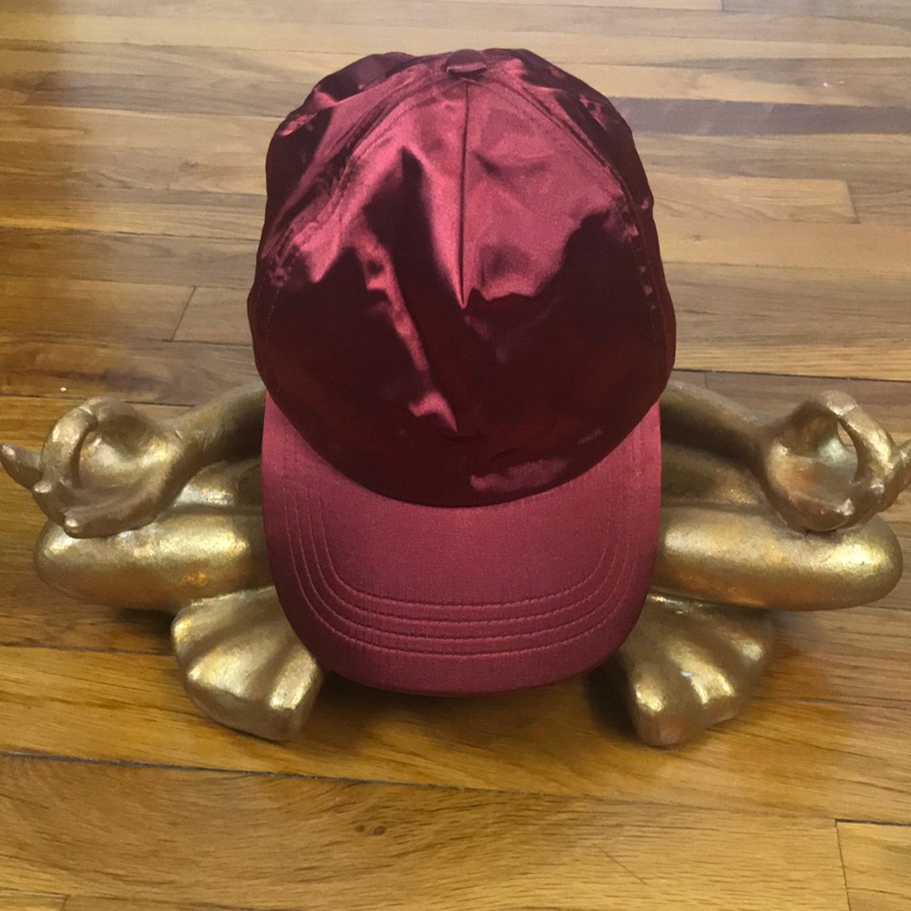 Sateen Copper Baseball Cap. Adjustable.